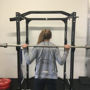 Low-bar squat